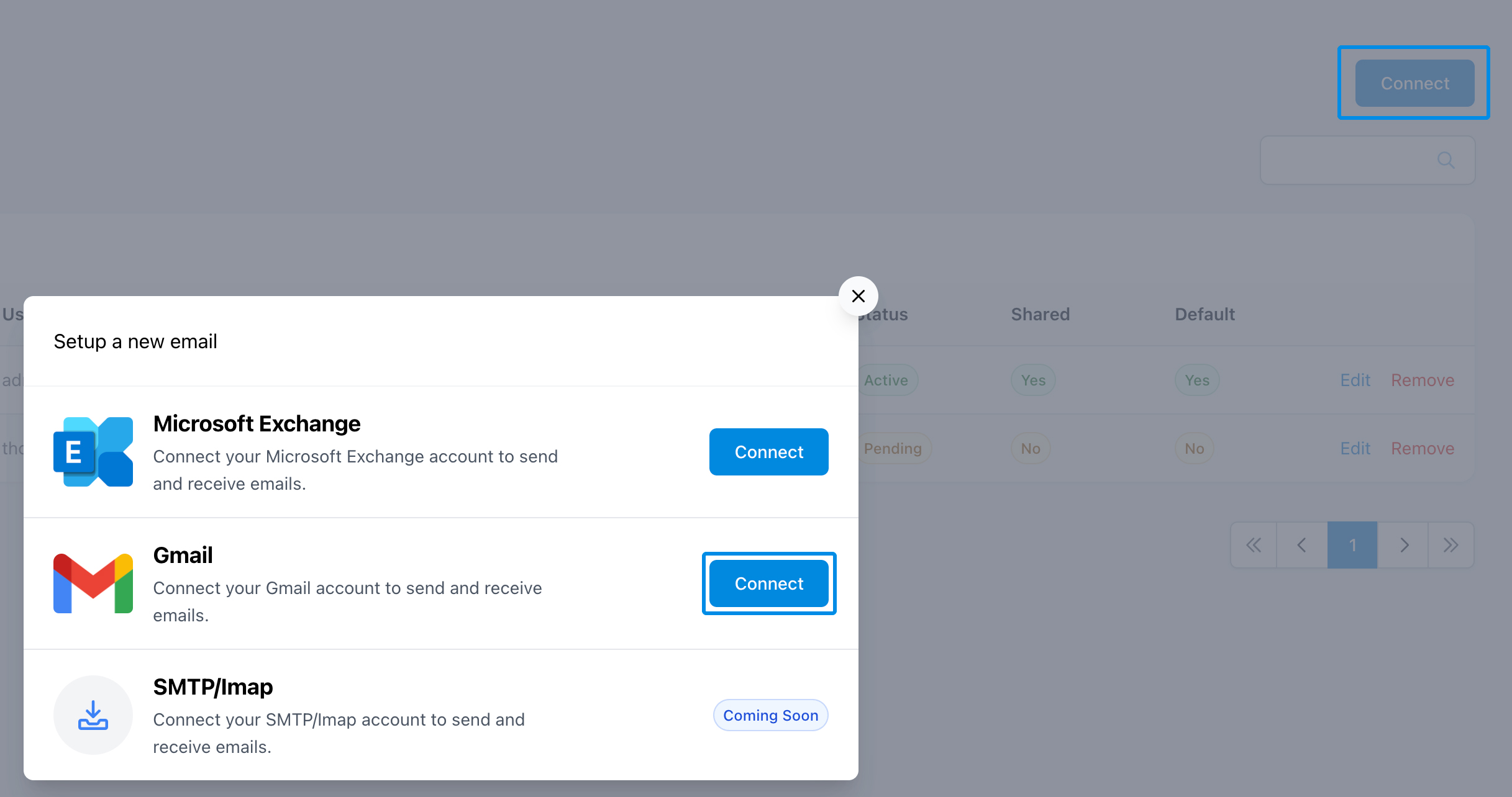 Connect Gmail